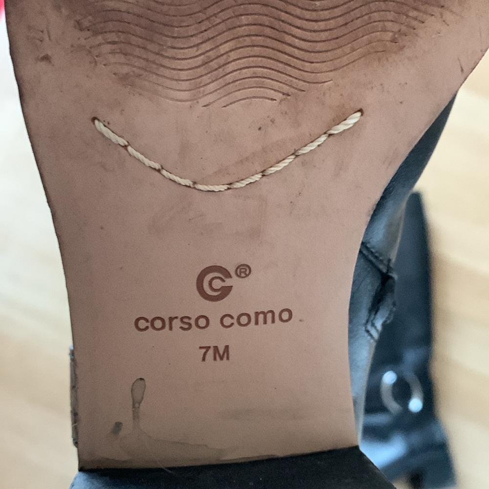 Corso Como Liesbeth Italian leather high shaft boots. Black - Picture 2 of 11